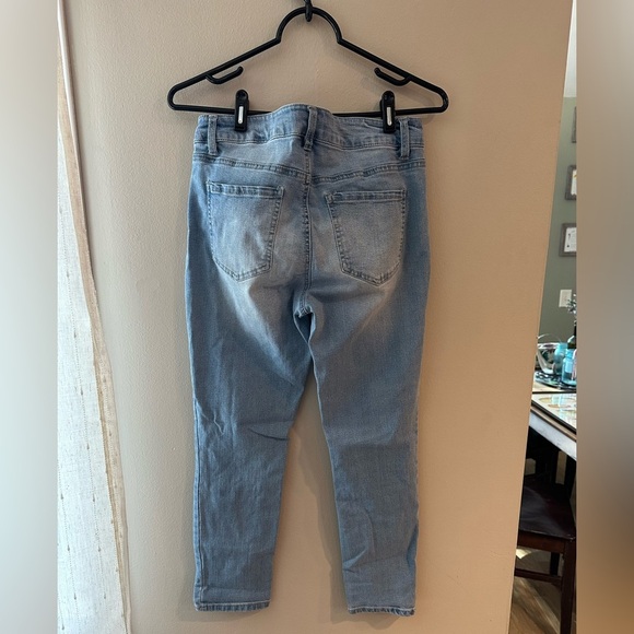 Light Blue Women's Jeans - Picture 3 of 4